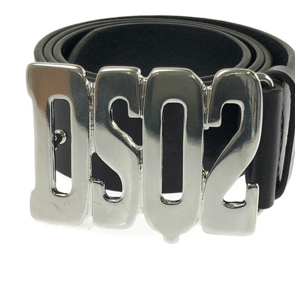 【中古品】【メンズ】 DSQUARED2 ディースクエアード DSQ2 PLAQUE プラーク レザーベルト ベルト 205-260717-rt-23-tagh カラー：ブラック 万代Net店