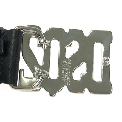 【中古品】【メンズ】 DSQUARED2 ディースクエアード DSQ2 PLAQUE プラーク レザーベルト ベルト 205-260717-rt-23-tagh カラー：ブラック 万代Net店