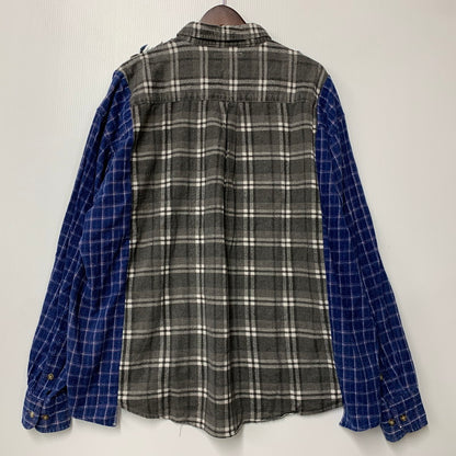 【中古品】【メンズ】 REBUILD BY NEEDLES リビルドバイニードルス RIBBON WIDE SHIRT リボン ワイド シャツ トップス 140-260517-kh-19-izu カラー：マルチ 万代Net店