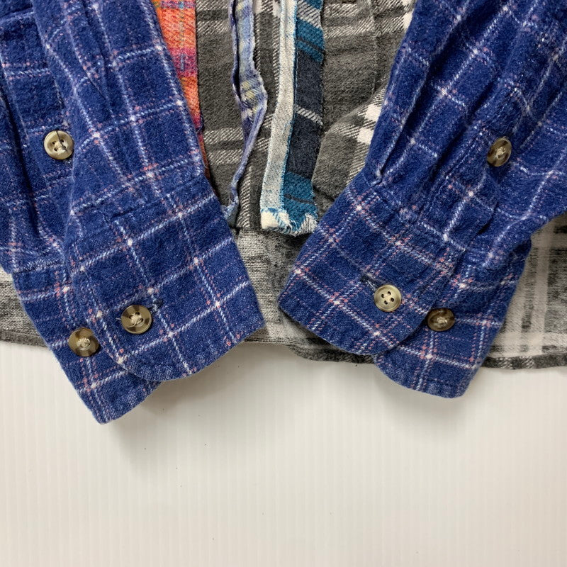 【中古品】【メンズ】 REBUILD BY NEEDLES リビルドバイニードルス RIBBON WIDE SHIRT リボン ワイド シャツ トップス 140-260517-kh-19-izu カラー：マルチ 万代Net店
