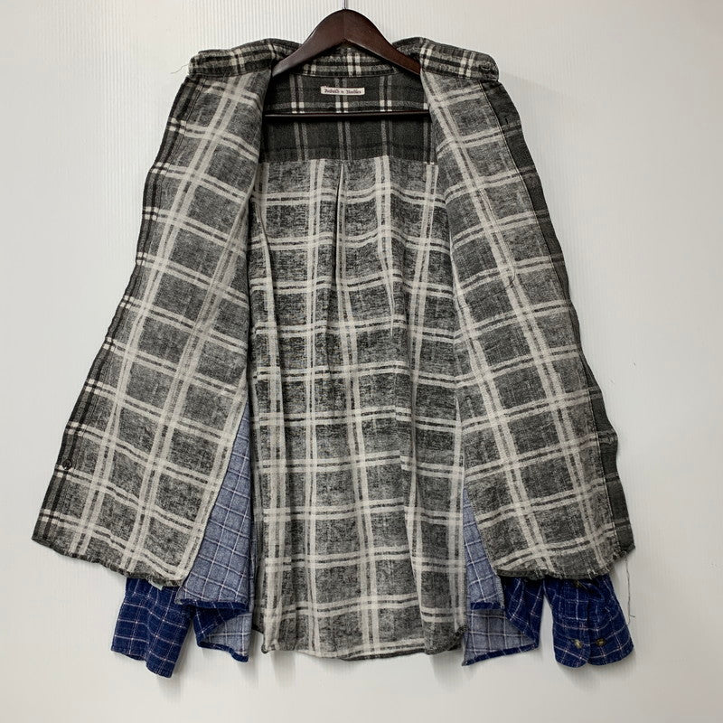 【中古品】【メンズ】 REBUILD BY NEEDLES リビルドバイニードルス RIBBON WIDE SHIRT リボン ワイド シャツ トップス 140-260517-kh-19-izu カラー：マルチ 万代Net店