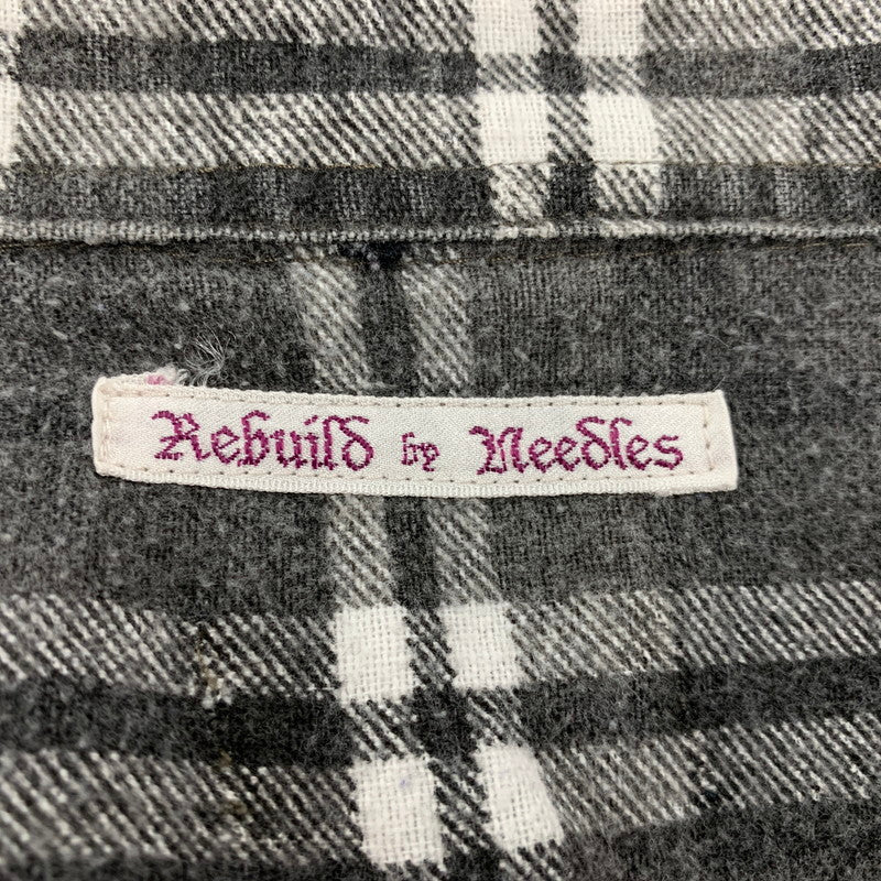 【中古品】【メンズ】 REBUILD BY NEEDLES リビルドバイニードルス RIBBON WIDE SHIRT リボン ワイド シャツ トップス 140-260517-kh-19-izu カラー：マルチ 万代Net店