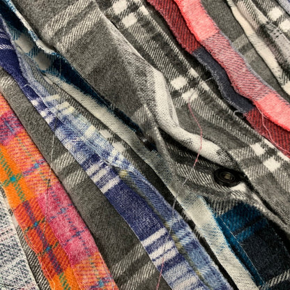 【中古品】【メンズ】 REBUILD BY NEEDLES リビルドバイニードルス RIBBON WIDE SHIRT リボン ワイド シャツ トップス 140-260517-kh-19-izu カラー：マルチ 万代Net店