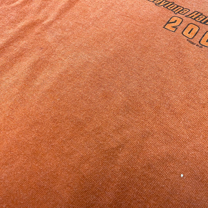 【中古品】【メンズ】 HARLEY DAVIDSON ハーレーダビッドソン DAYTONA BIKE WEEK PRINT S/S TEE c2007 プリント 半袖Tシャツ USA製 146-260713-as-14-izu サイズ：XL カラー：オレンジ 万代Net店
