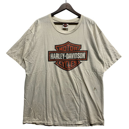 【現状渡し品】【メンズ】 HARLEY-DAVIDSON ハーレーダビッドソン 星条旗 PRINT S S TEE プリント ショートスリーブ Tシャツ トップス 半袖 145-260625-ya-07-izu サイズ：下記参照 カラー：ホワイト 万代Net店