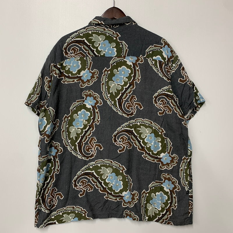 【中古品】【メンズ】 STUSSY ステューシー LINEN OPEN COLLAR SS SHIRT リネン オープン カラー ショートスリーブ シャツ トップス 142-260616-kh-03-izu サイズ：XXL カラー：マルチ 万代Net店