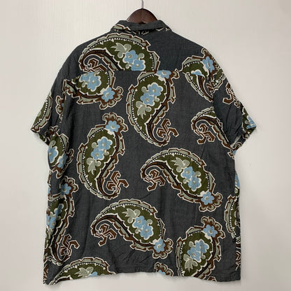 【中古品】【メンズ】 STUSSY ステューシー LINEN OPEN COLLAR SS SHIRT リネン オープン カラー ショートスリーブ シャツ トップス 142-260616-kh-03-izu サイズ：XXL カラー：マルチ 万代Net店