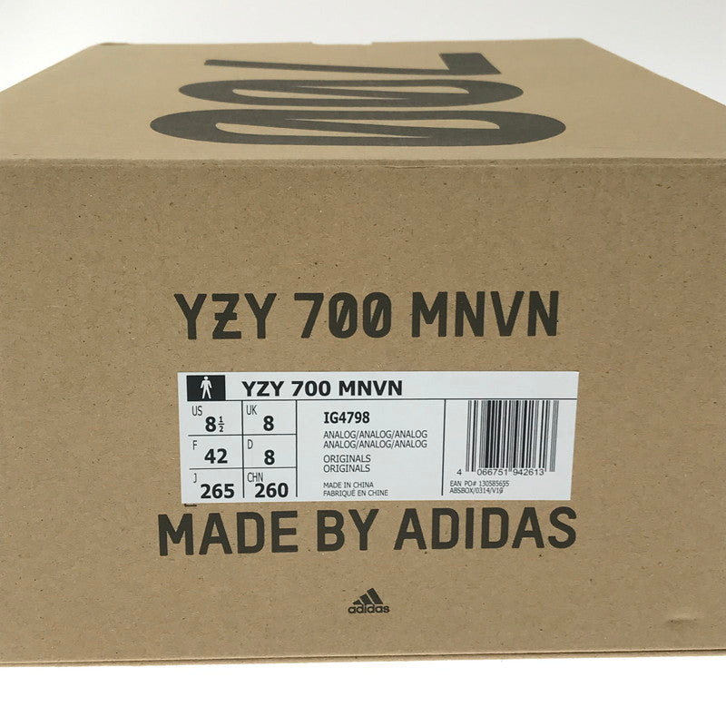 【中古美品】【メンズ】 ADIDAS アディダス YEEZY BOOST 700 MNVN ANALOG IG4798 イージー ブースト スニーカー 靴 161-260510-na-07-tagh サイズ：26.5cm US 8 1/2 カラー：ホワイト系 万代Net店
