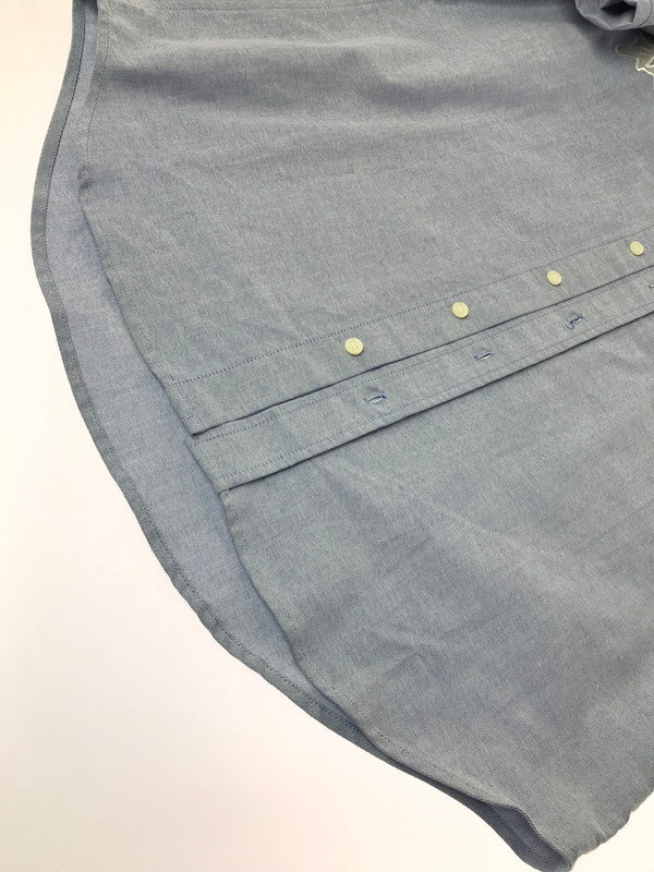 【中古品】【メンズ】 BLACKEYEPATCH ブラックアイパッチ OXFORD BD SHIRT 取扱注意 オックスフォード ボタンダウンシャツ 長袖シャツ 142-260925-na-17-tagh サイズ：M カラー：サックスブルー 万代Net店