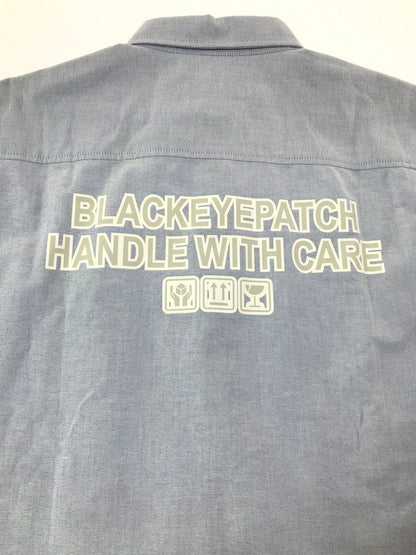 【中古品】【メンズ】 BLACKEYEPATCH ブラックアイパッチ OXFORD BD SHIRT 取扱注意 オックスフォード ボタンダウンシャツ 長袖シャツ 142-260925-na-17-tagh サイズ：M カラー：サックスブルー 万代Net店