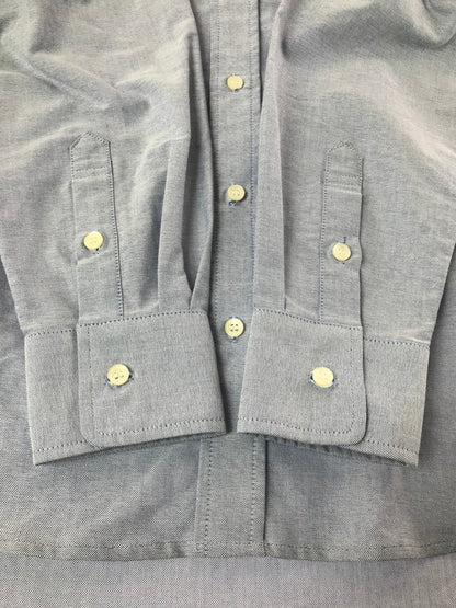 【中古品】【メンズ】 BLACKEYEPATCH ブラックアイパッチ OXFORD BD SHIRT 取扱注意 オックスフォード ボタンダウンシャツ 長袖シャツ 142-260925-na-17-tagh サイズ：M カラー：サックスブルー 万代Net店