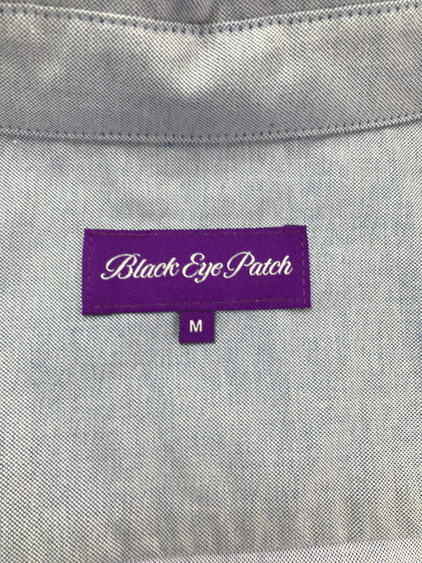 【中古品】【メンズ】 BLACKEYEPATCH ブラックアイパッチ OXFORD BD SHIRT 取扱注意 オックスフォード ボタンダウンシャツ 長袖シャツ 142-260925-na-17-tagh サイズ：M カラー：サックスブルー 万代Net店