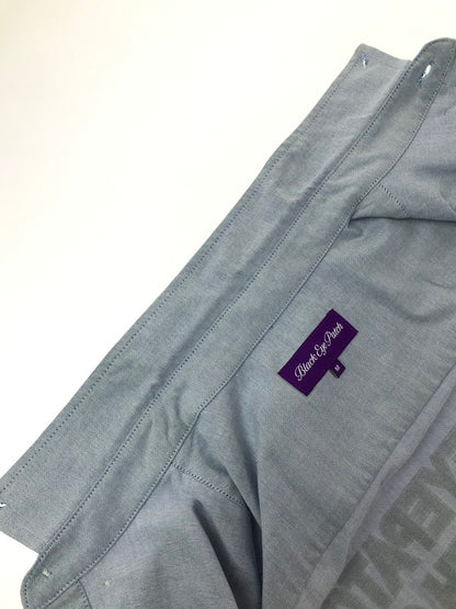 【中古品】【メンズ】 BLACKEYEPATCH ブラックアイパッチ OXFORD BD SHIRT 取扱注意 オックスフォード ボタンダウンシャツ 長袖シャツ 142-260925-na-17-tagh サイズ：M カラー：サックスブルー 万代Net店