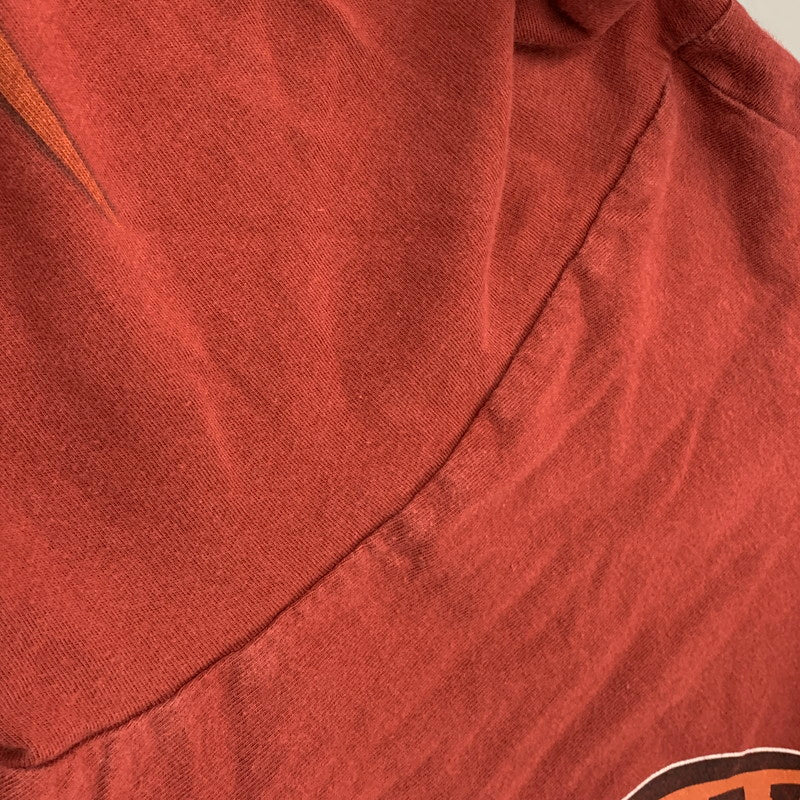 【中古品】【メンズ】 HARLEY-DAVIDSON ハーレーダビッドソン メキシコ製 00’S FLAME SLEEVE EAGLE フレイム スリーブ イーグル L S TEE ロング スリーブ Tシャツ トップス 長袖 146-260612-ya-02-izu サイズ：M カラー：レッド 万代Net店
