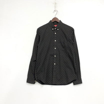 【中古品】【メンズ】 SUPREME シュプリーム 13SS DIAMOND SHIRT ダイヤモンド シャツ トップス 長袖 149-260531-ya-01-izu サイズ：S カラー：BLACK 万代Net店