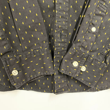 【中古品】【メンズ】 SUPREME シュプリーム 13SS DIAMOND SHIRT ダイヤモンド シャツ トップス 長袖 149-260531-ya-01-izu サイズ：S カラー：BLACK 万代Net店