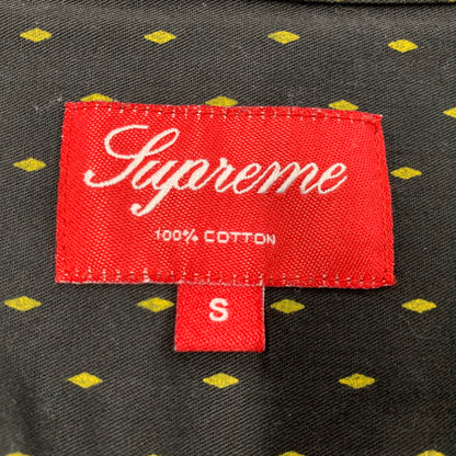 【中古品】【メンズ】 SUPREME シュプリーム 13SS DIAMOND SHIRT ダイヤモンド シャツ トップス 長袖 149-260531-ya-01-izu サイズ：S カラー：BLACK 万代Net店