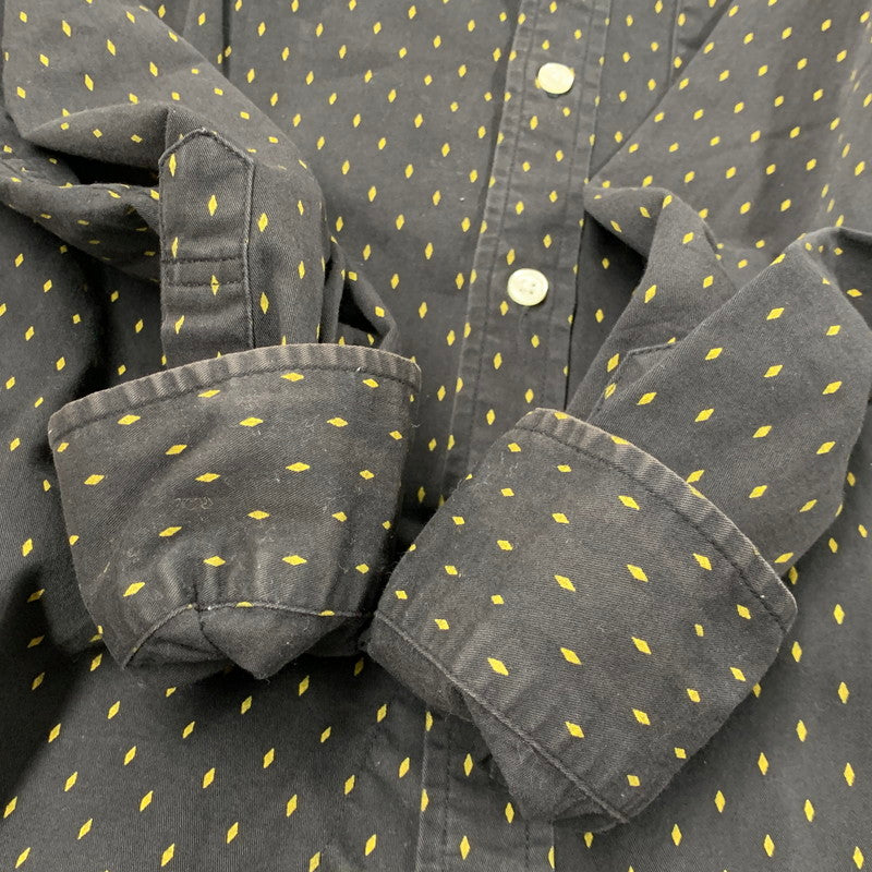 【中古品】【メンズ】 SUPREME シュプリーム 13SS DIAMOND SHIRT ダイヤモンド シャツ トップス 長袖 149-260531-ya-01-izu サイズ：S カラー：BLACK 万代Net店