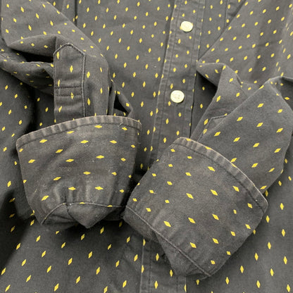 【中古品】【メンズ】 SUPREME シュプリーム 13SS DIAMOND SHIRT ダイヤモンド シャツ トップス 長袖 149-260531-ya-01-izu サイズ：S カラー：BLACK 万代Net店
