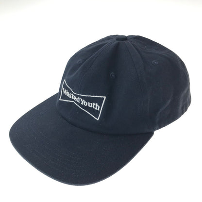 【中古品】【メンズ】 WASTED YOUTH ウェイステッドユース 6PANEL CAP 6パネル キャップ 帽子 185-260928-na-17-tagh カラー：ネイビー 万代Net店