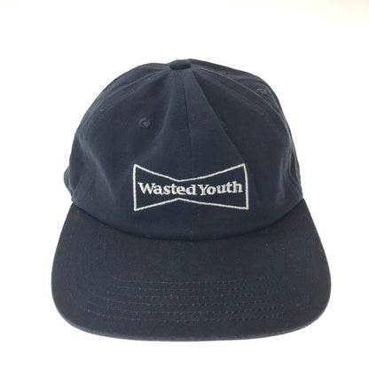【中古品】【メンズ】 WASTED YOUTH ウェイステッドユース 6PANEL CAP 6パネル キャップ 帽子 185-260928-na-17-tagh カラー：ネイビー 万代Net店
