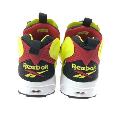 【中古美品】【メンズ】 REEBOK リーボック INSTAPUMP FURY OG V47514 インスタ ポンプフューリー スニーカー 靴 162-260627-na-04-tagh サイズ：27.5cm US 9 1/2 カラー："CITRON" BLACK/GREEN/RED/WHITE 万代Net店