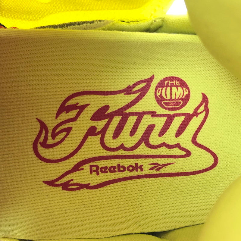 【中古美品】【メンズ】 REEBOK リーボック INSTAPUMP FURY OG V47514 インスタ ポンプフューリー スニーカー 靴 162-260627-na-04-tagh サイズ：27.5cm US 9 1/2 カラー："CITRON" BLACK/GREEN/RED/WHITE 万代Net店