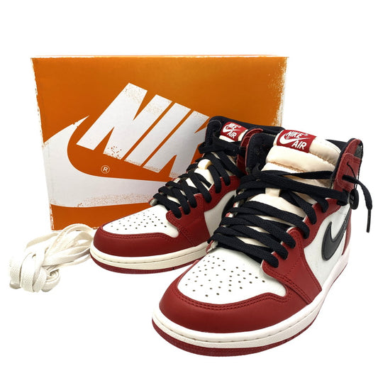 【中古美品】【メンズ/レディース】 NIKE ナイキ DZ5485-612 AIR JORDAN 1 HIGH OG エア ジョーダン ワン ハイ オージー スニーカー シューズ 靴 160-260520-cs-06-izu サイズ：26cm カラー：VARSITY RED/BLACK-SAIL-MUSLIN 万代Net店