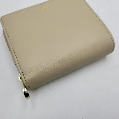 【中古品】【レディース】 russet ラシット スムースレザー ハーフウォレット 二つ折り 財布 200-260522-as-15-izu カラー：ベージュ 万代Net店