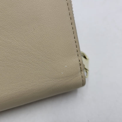 【中古品】【レディース】 russet ラシット スムースレザー ハーフウォレット 二つ折り 財布 200-260522-as-15-izu カラー：ベージュ 万代Net店