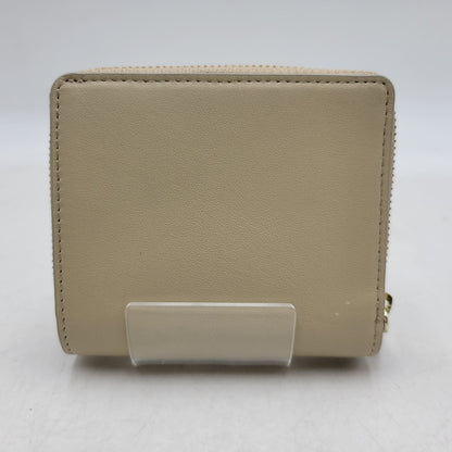 【中古品】【レディース】 russet ラシット スムースレザー ハーフウォレット 二つ折り 財布 200-260522-as-15-izu カラー：ベージュ 万代Net店