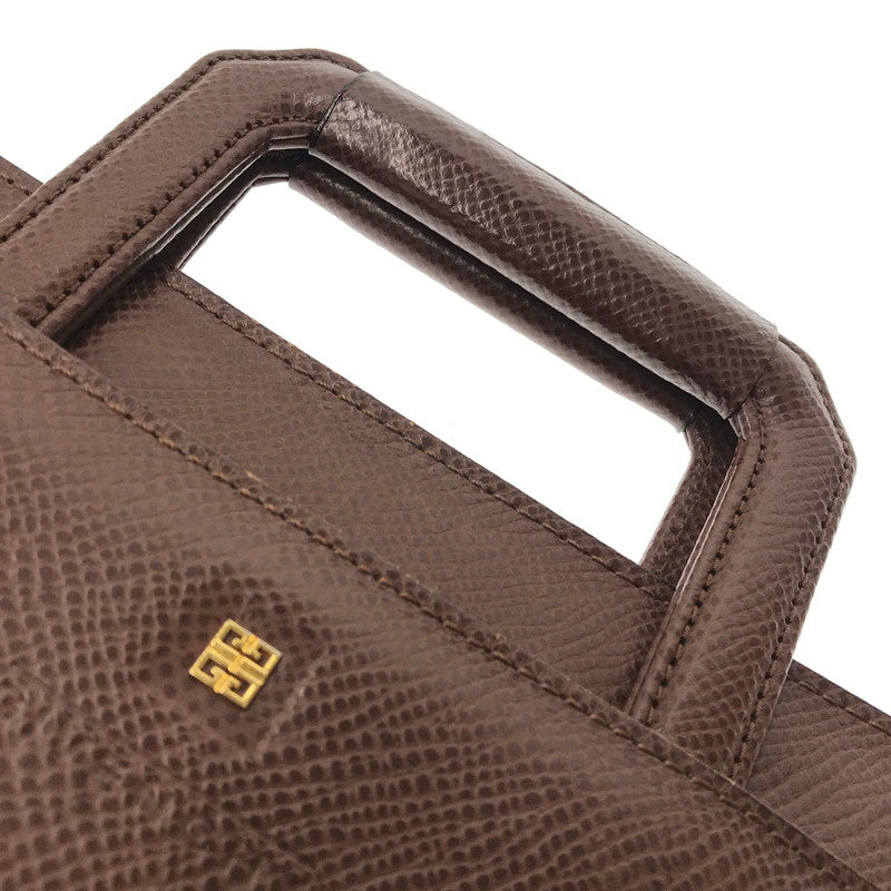 【中古品】【メンズ】 OLD GIVENCHY オールド ジバンシィ レザーブリーフケース カバン 180-260729-ki-10-tagh カラー：ブラウン 万代Net店