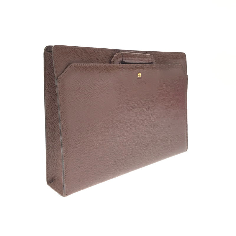 【中古品】【メンズ】 OLD GIVENCHY オールド ジバンシィ レザーブリーフケース カバン 180-260729-ki-10-tagh カラー：ブラウン 万代Net店