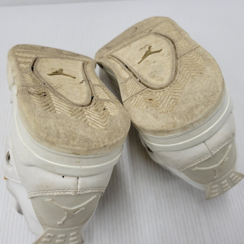 【中古品】【メンズ】 NIKE ナイキ AQ9129-170 WOMEN'S AIR JORDAN 4 RETRO ウィメンズ エア ジョーダン フォー レトロ スニーカー シューズ 靴 160-260506-cs-22-izu サイズ：27cm カラー：SAIL/METALLIC GOLD/BLACK 万代Net店