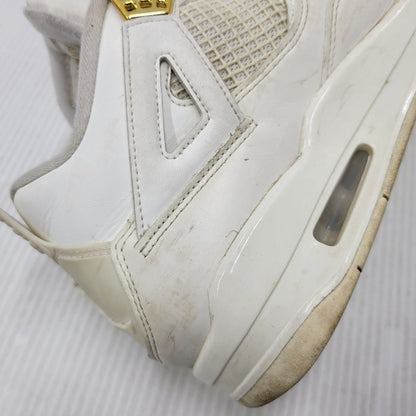 【中古品】【メンズ】 NIKE ナイキ AQ9129-170 WOMEN'S AIR JORDAN 4 RETRO ウィメンズ エア ジョーダン フォー レトロ スニーカー シューズ 靴 160-260506-cs-22-izu サイズ：27cm カラー：SAIL/METALLIC GOLD/BLACK 万代Net店