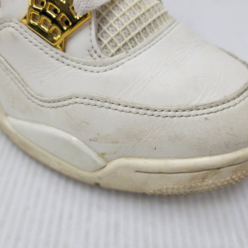 【中古品】【メンズ】 NIKE ナイキ AQ9129-170 WOMEN'S AIR JORDAN 4 RETRO ウィメンズ エア ジョーダン フォー レトロ スニーカー シューズ 靴 160-260506-cs-22-izu サイズ：27cm カラー：SAIL/METALLIC GOLD/BLACK 万代Net店