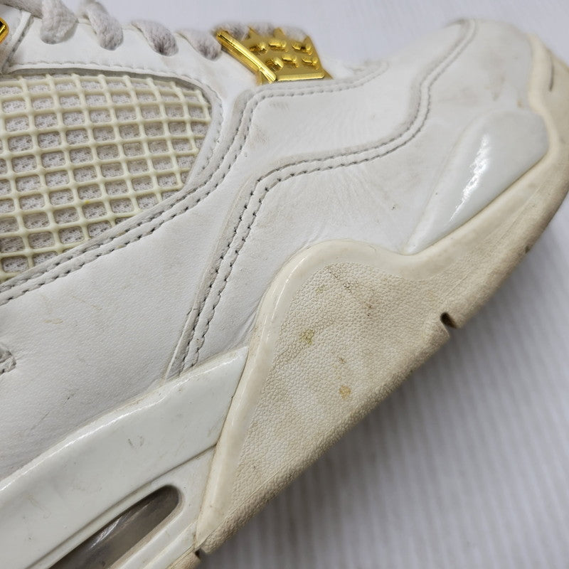 【中古品】【メンズ】 NIKE ナイキ AQ9129-170 WOMEN'S AIR JORDAN 4 RETRO ウィメンズ エア ジョーダン フォー レトロ スニーカー シューズ 靴 160-260506-cs-22-izu サイズ：27cm カラー：SAIL/METALLIC GOLD/BLACK 万代Net店
