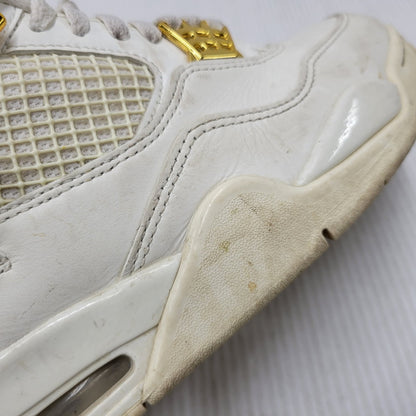 【中古品】【メンズ】 NIKE ナイキ AQ9129-170 WOMEN'S AIR JORDAN 4 RETRO ウィメンズ エア ジョーダン フォー レトロ スニーカー シューズ 靴 160-260506-cs-22-izu サイズ：27cm カラー：SAIL/METALLIC GOLD/BLACK 万代Net店