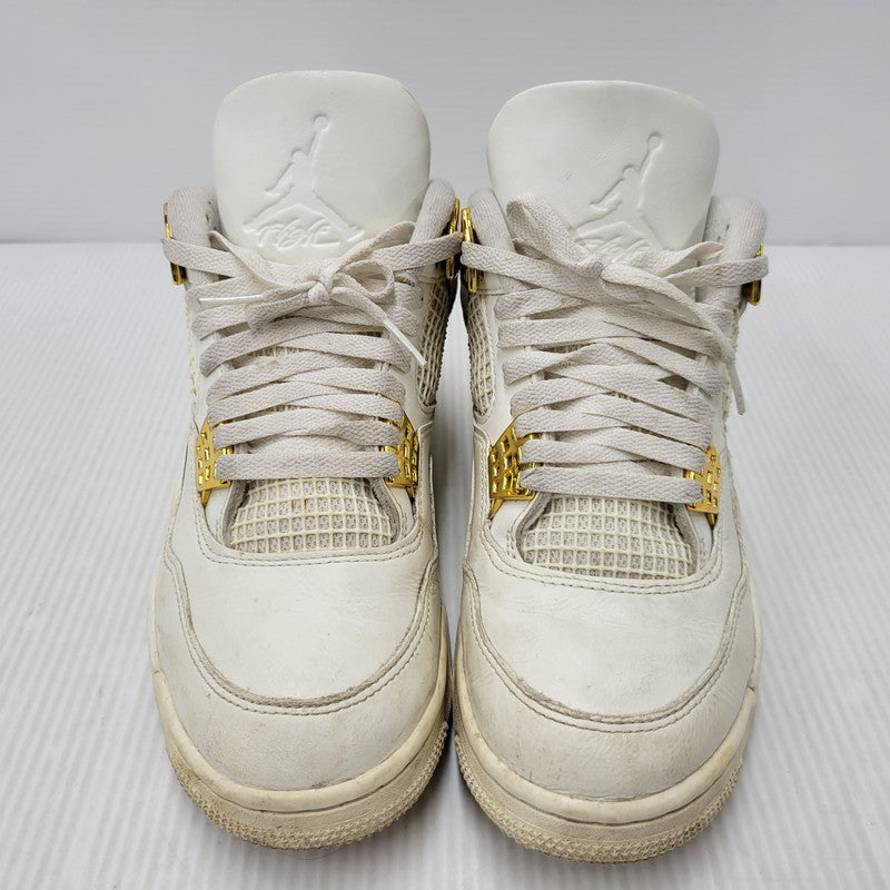 【中古品】【メンズ】 NIKE ナイキ AQ9129-170 WOMEN'S AIR JORDAN 4 RETRO ウィメンズ エア ジョーダン フォー レトロ スニーカー シューズ 靴 160-260506-cs-22-izu サイズ：27cm カラー：SAIL/METALLIC GOLD/BLACK 万代Net店