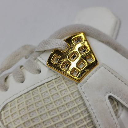 【中古品】【メンズ】 NIKE ナイキ AQ9129-170 WOMEN'S AIR JORDAN 4 RETRO ウィメンズ エア ジョーダン フォー レトロ スニーカー シューズ 靴 160-260506-cs-22-izu サイズ：27cm カラー：SAIL/METALLIC GOLD/BLACK 万代Net店
