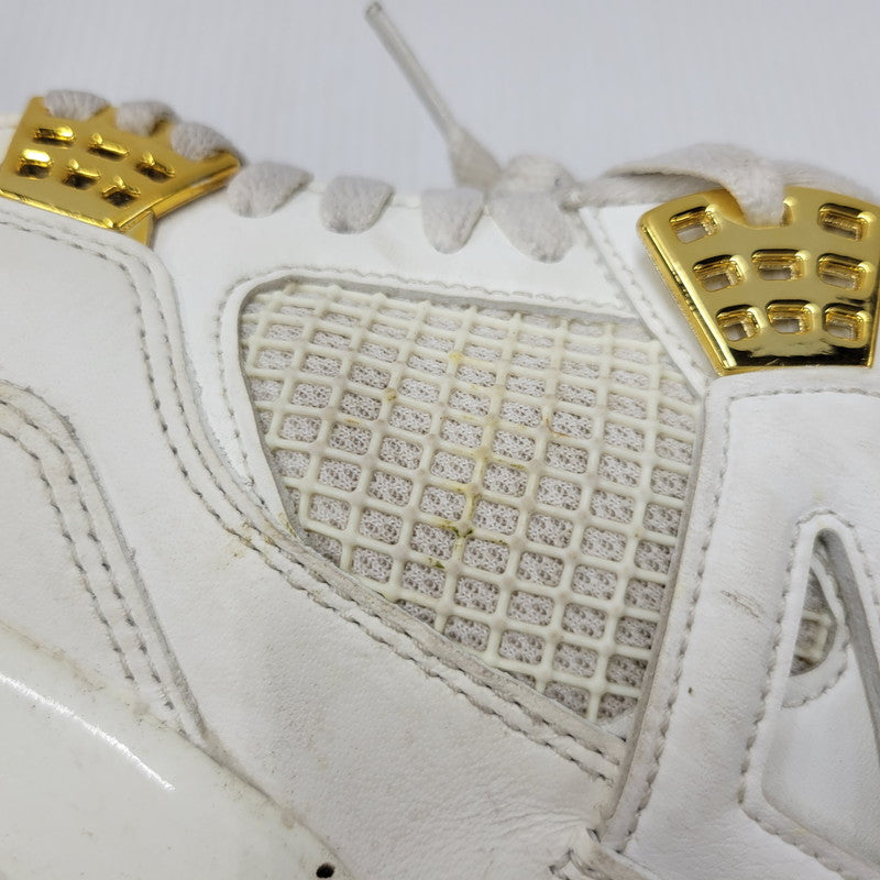 【中古品】【メンズ】 NIKE ナイキ AQ9129-170 WOMEN'S AIR JORDAN 4 RETRO ウィメンズ エア ジョーダン フォー レトロ スニーカー シューズ 靴 160-260506-cs-22-izu サイズ：27cm カラー：SAIL/METALLIC GOLD/BLACK 万代Net店