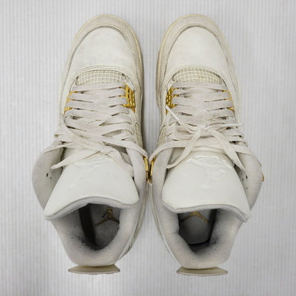 【中古品】【メンズ】 NIKE ナイキ AQ9129-170 WOMEN'S AIR JORDAN 4 RETRO ウィメンズ エア ジョーダン フォー レトロ スニーカー シューズ 靴 160-260506-cs-22-izu サイズ：27cm カラー：SAIL/METALLIC GOLD/BLACK 万代Net店