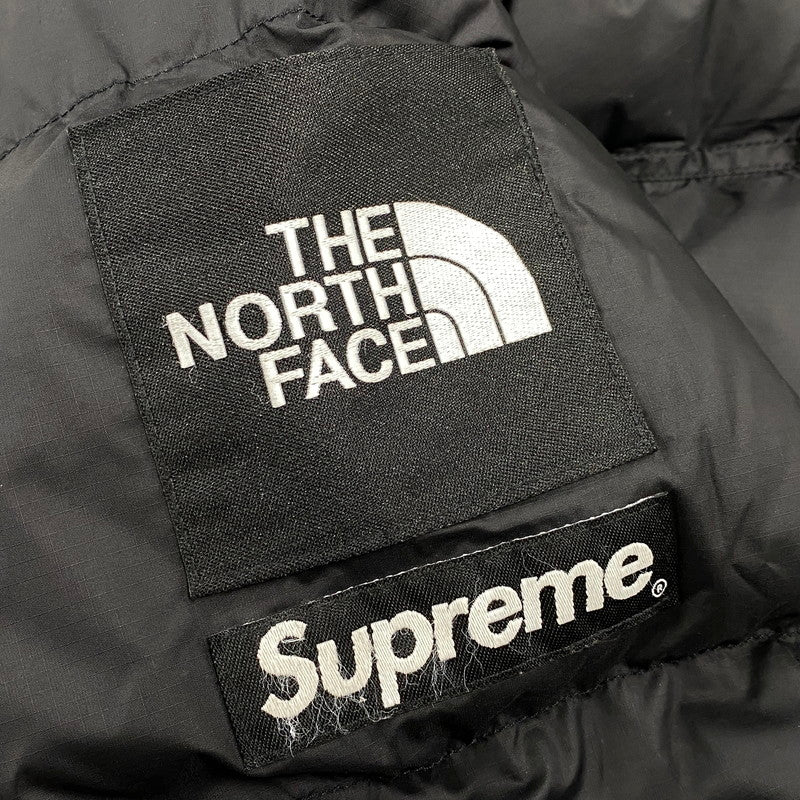 【中古品】【メンズ】 SUPREME シュプリーム × THE NORTH FACE ザ・ノースフェイス ND52402I NUPTSE JACKET ヌプシ ジャケット アウター 149-260906-kh-11-izu サイズ：L カラー：ブラック 万代Net店