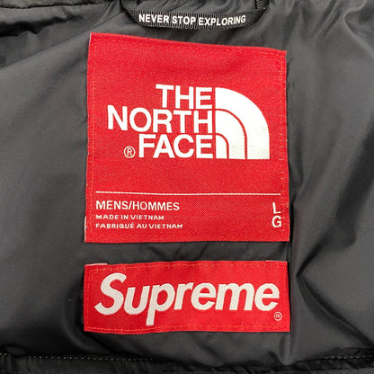 【中古品】【メンズ】 SUPREME シュプリーム × THE NORTH FACE ザ・ノースフェイス ND52402I NUPTSE JACKET ヌプシ ジャケット アウター 149-260906-kh-11-izu サイズ：L カラー：ブラック 万代Net店