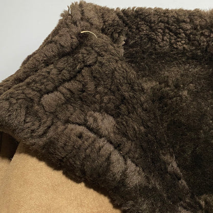 【中古品】【メンズ】 AMERICAN SHEEPHERDER アメリカンシープヘッダー SHEEPSKIN MOUTON COAT シープスキン ムートンコート USA製 146-260624-as-10-izu カラー：ブラウン 万代Net店