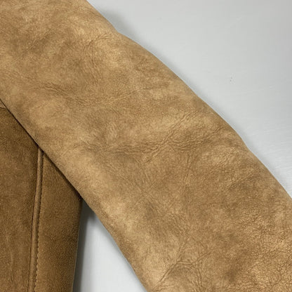 【中古品】【メンズ】 AMERICAN SHEEPHERDER アメリカンシープヘッダー SHEEPSKIN MOUTON COAT シープスキン ムートンコート USA製 146-260624-as-10-izu カラー：ブラウン 万代Net店