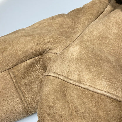 【中古品】【メンズ】 AMERICAN SHEEPHERDER アメリカンシープヘッダー SHEEPSKIN MOUTON COAT シープスキン ムートンコート USA製 146-260624-as-10-izu カラー：ブラウン 万代Net店