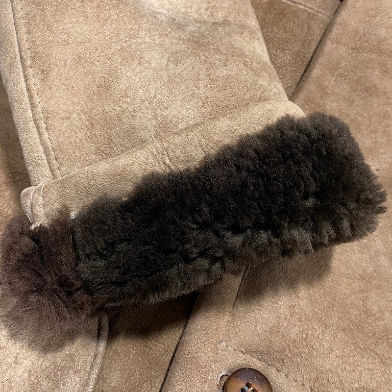 【中古品】【メンズ】 AMERICAN SHEEPHERDER アメリカンシープヘッダー SHEEPSKIN MOUTON COAT シープスキン ムートンコート USA製 146-260624-as-10-izu カラー：ブラウン 万代Net店