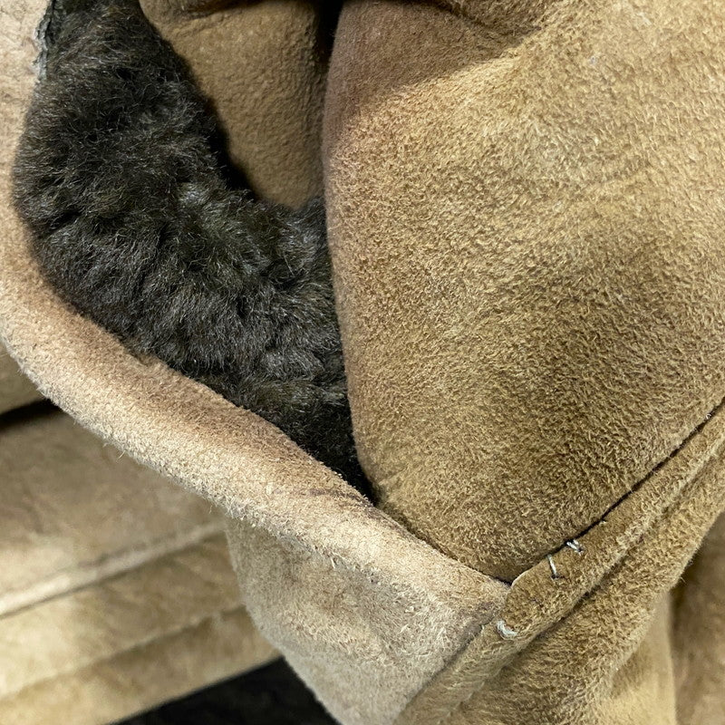 【中古品】【メンズ】 AMERICAN SHEEPHERDER アメリカンシープヘッダー SHEEPSKIN MOUTON COAT シープスキン ムートンコート USA製 146-260624-as-10-izu カラー：ブラウン 万代Net店