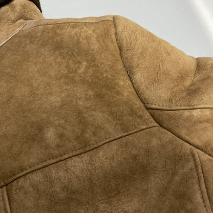 【中古品】【メンズ】 AMERICAN SHEEPHERDER アメリカンシープヘッダー SHEEPSKIN MOUTON COAT シープスキン ムートンコート USA製 146-260624-as-10-izu カラー：ブラウン 万代Net店